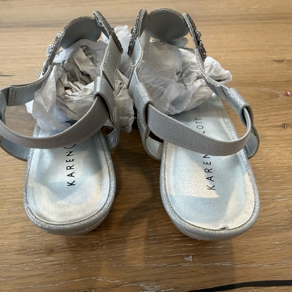 Silver Karen Scott Embellished Sandals - Picture 5 of 5
